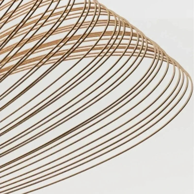 Sculptural Postmodern Metal Pendant Light Ytaelvix – Lifestyle View 2