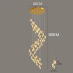 Spiral Arm Statement Chandelier Lalmon – Product Detail 10