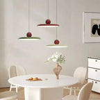 Two-Tone Lacquer Disc Pendant Light – Barel – Group Lifestyle Shot