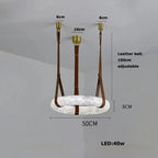 Halvorix ring chandelier, 50cm dimension chart