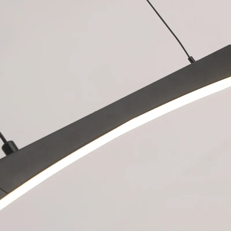 Arched LED Linear Pendant Light – Curvion – Lifestyle View 4