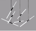 Rarlix — matte black finish, close view of crossing acrylic LED tube arms