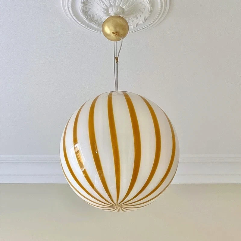Bold Spherical Metal Pendant Light Floriva – Hero Shot