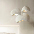 Organic Cloud Pendant Light Velvorath – Gray Finish Cluster in Bedroom