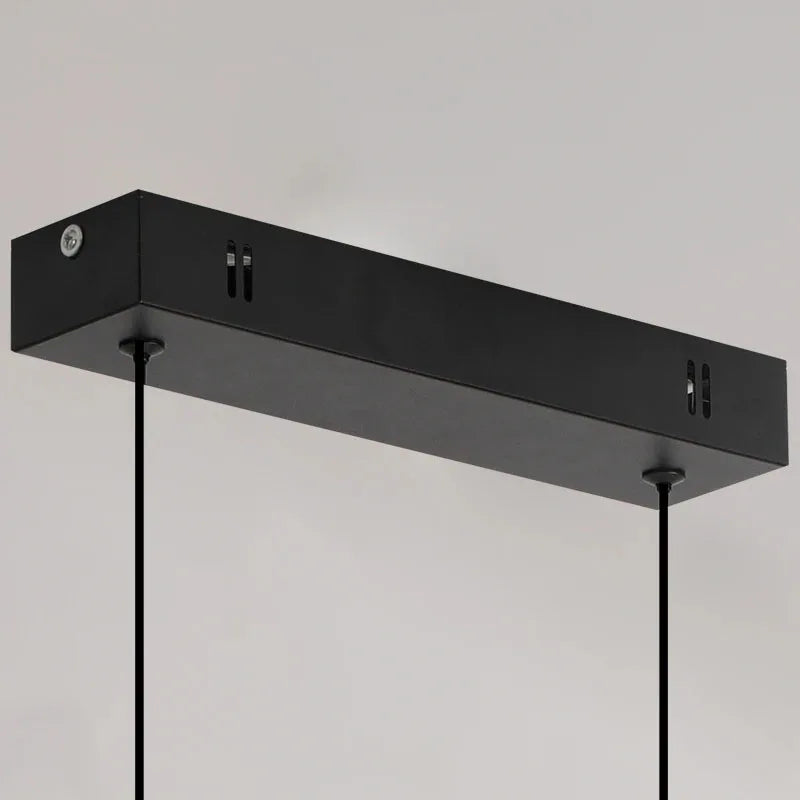 Minimalist Aluminum Linear Bar Pendant – Calaelinth, Tunable Light Detail