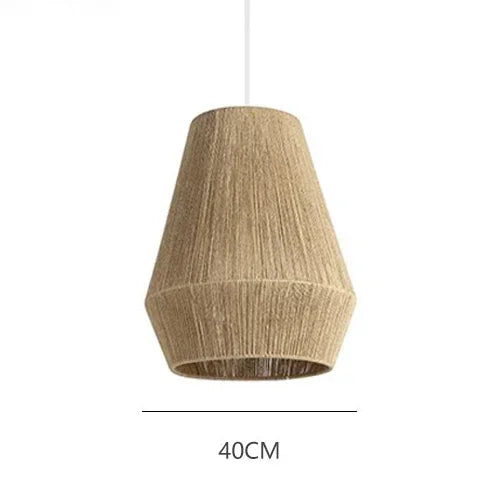 Hand-Woven Rattan Meditative Pendant Light Serova – Product Detail 7