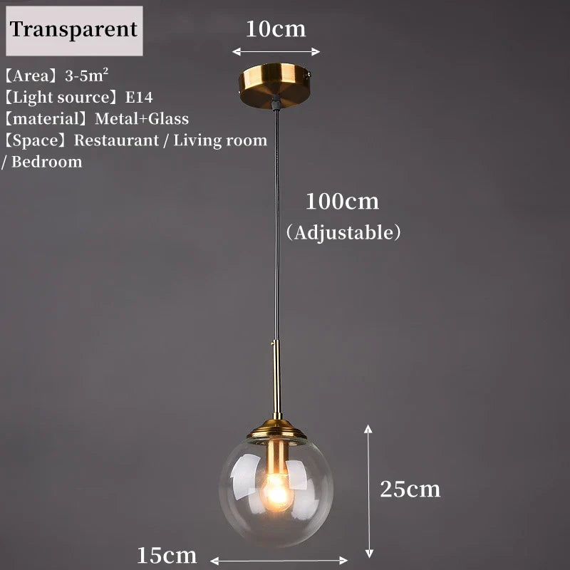 LED Glass Pendant Light Kerlon