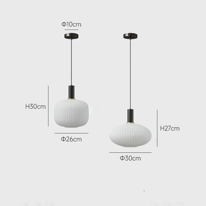 Nordic Opal Glass Cylinder Pendant Meridox – Product Detail 10