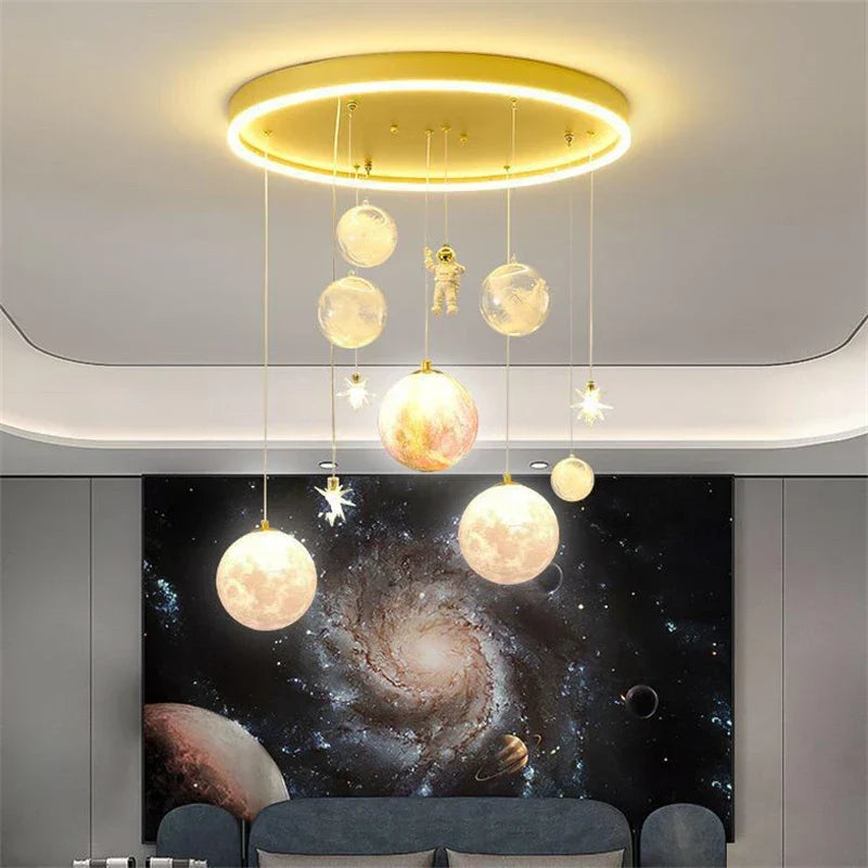 Graceful Aluminum Princess Chandelier Dovex – Lifestyle View 3