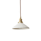 Ribbed Ceramic Dome Pendant Light Rivaleth – Product Detail