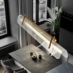 Sleek Metal Linear Pendant Light – Auelvix – Lifestyle View 2