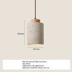 Owaelindra Cylinder, Walnut cap — D11cm x H16.5cm