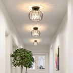 Matte Black Metal Dome Ceiling Light Kavello – Lifestyle View 4