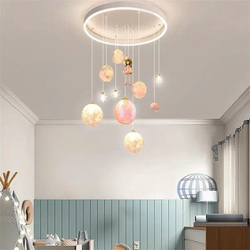 Graceful Aluminum Princess Chandelier Dovex – Lifestyle View 2
