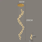 Spiral Arm Statement Chandelier Lalmon – Product Detail 7