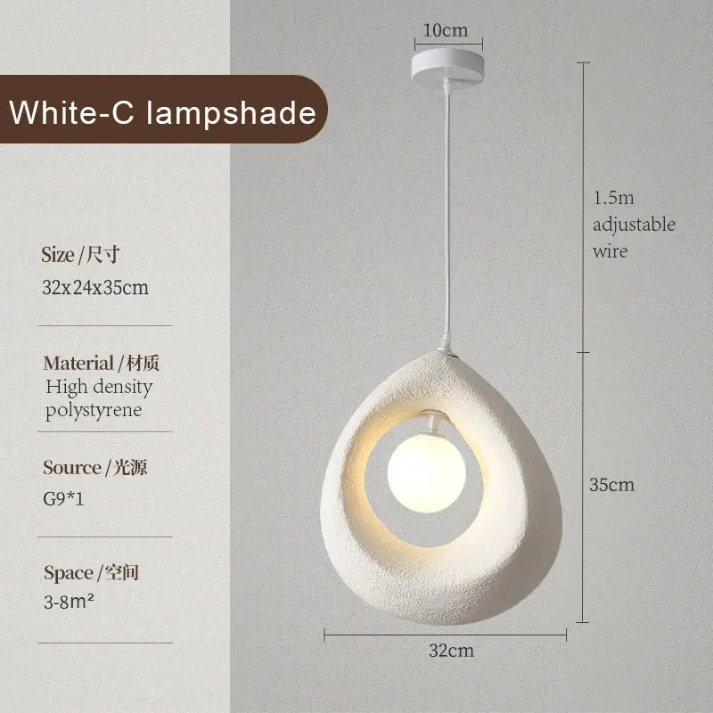 Minimal Polymer Dome Pendant Light Dsaeloria – Product Detail 8