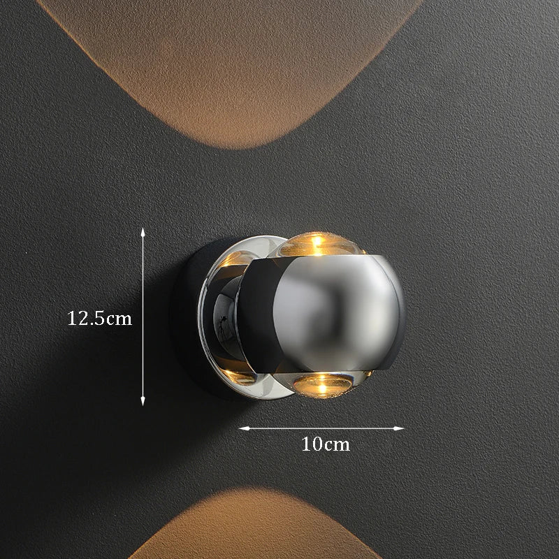 Sleek Lightweight Aluminum Wall Sconce Korinth – Product Detail 10