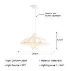 Ethereal Silk Dome Pendant Light Helvantis – Product Detail 7