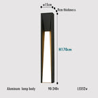 Contemporary Linear Aluminum Outdoor Light Kaelron – Lifestyle View 4