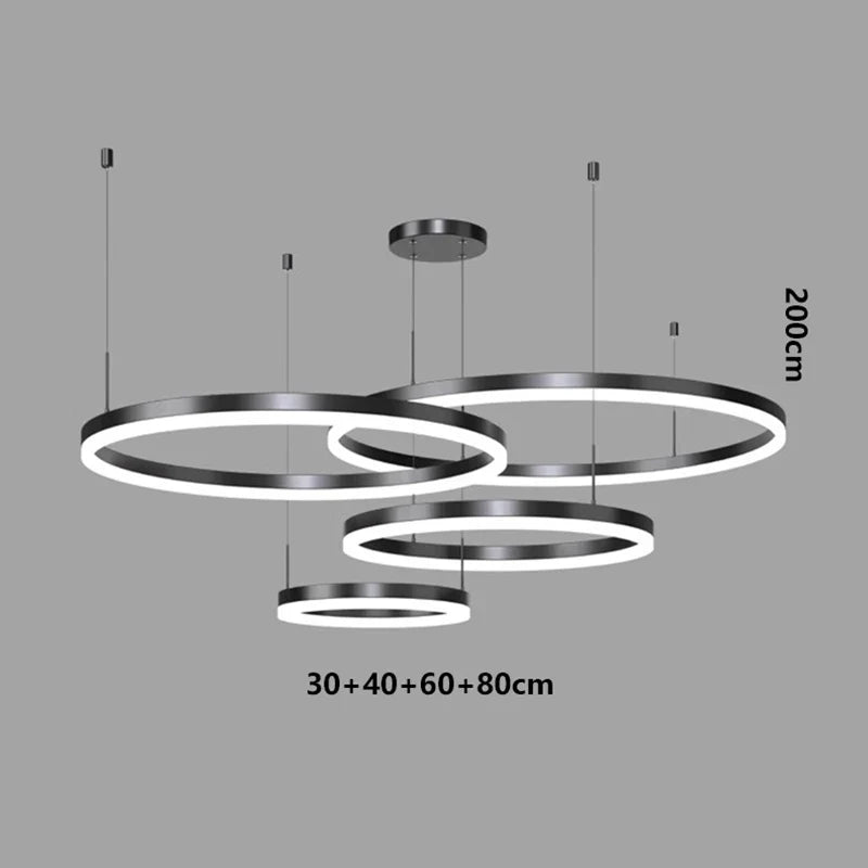 Arevaux Black 4 Rings – Dimensions