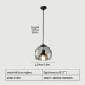 Industrial Glass Globe Pendant Light – Orbeon – Product Detail 7