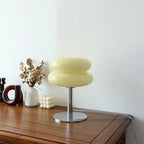 Mid-Century Chrome Stacked Glass Table Lamp Orbidex – Product Detail 8