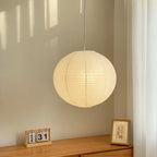 Soft Paper Sphere Pendant Light Xelorinth – Lifestyle View 3