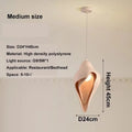 Organic Sculptural Pendant Light Uxaelorn – Medium Size Dimensions