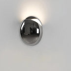Brivex directional wall sconce, Mirror Chrome finish, uplight orientation