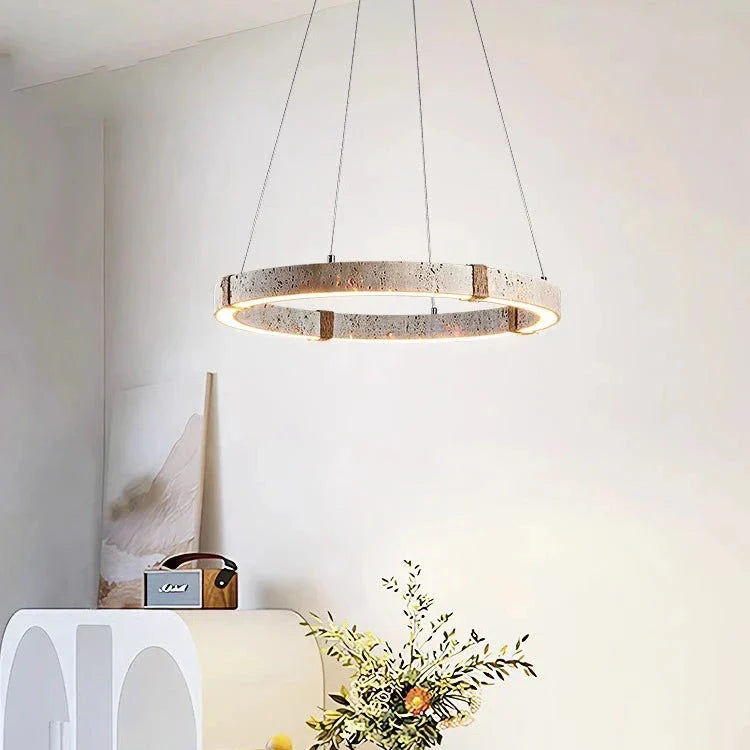 Contemporary Stone Chandelier Kasel