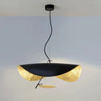 Sculptural Gold-Leaf Petal Pendant Light – Revonthal – Lifestyle View