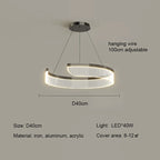 Geometric Acrylic Disc Chandelier Ywaelvix – Product Detail 7