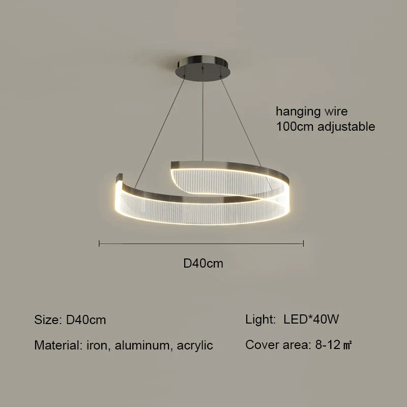 Geometric Acrylic Disc Chandelier Ywaelvix – Product Detail 7