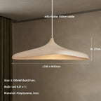 Sculptural High-Polymer Dome Pendant Light Gaevrix – Brown, 100cm