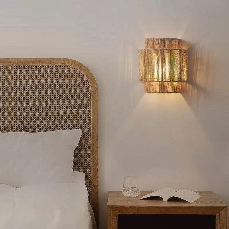 Rattan Metal Artisan Wall Sconce Bixon – Product Detail 13