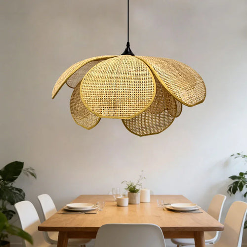 Artisan Woven Globe Pendant Light Orinvex – Lifestyle View 2