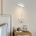 Pivoting Aluminum Disc Wall Sconce Alerion – Hero Shot