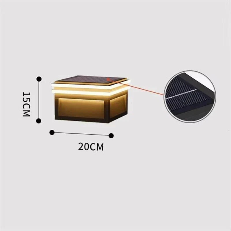 Modern Square Solar Light Solanthex – Product Detail 9