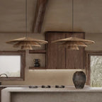 Contemporary Rattan Dome Pendant Light Ftaeron – Lifestyle View 3