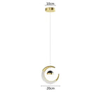 Celestial Crystal Moon Pendant Light Orbeth – Product Detail 9