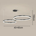 Arevaux Black 2 Rings – Dimensions