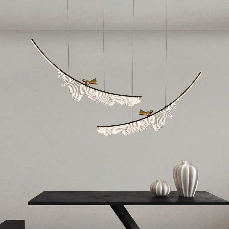 Modern Metal Pendant Light Imon