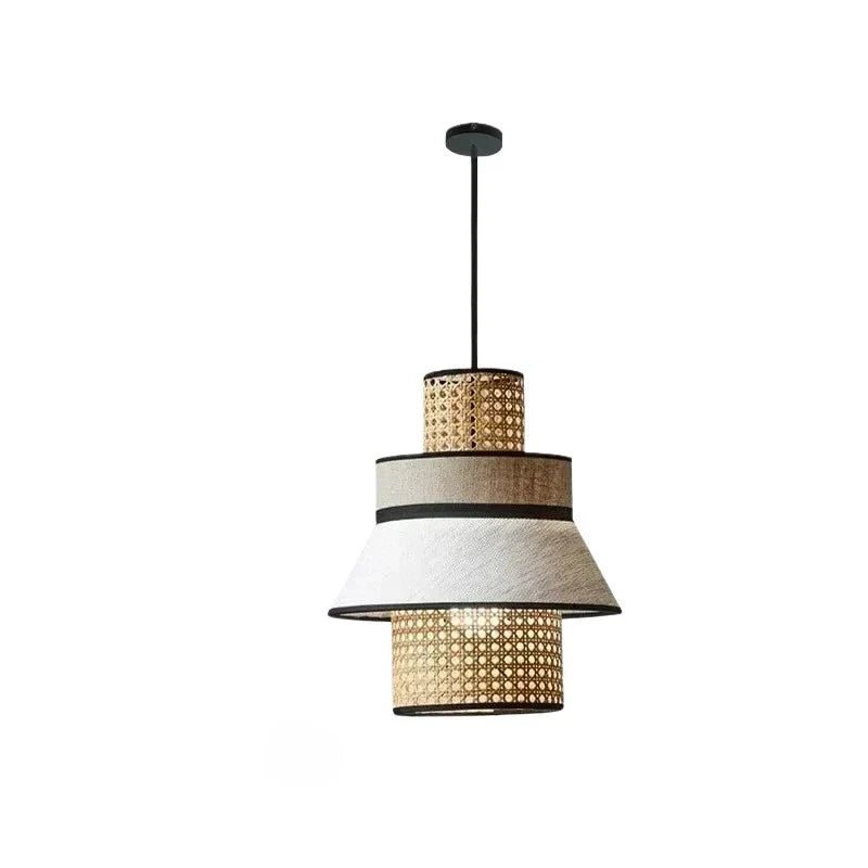 Iorvex rattan pendant light — lifestyle scene 5