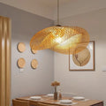 Hand-Woven Bamboo Dome Pendant Light Wovena – Hero Shot