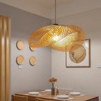 Hand-Woven Bamboo Dome Pendant Light Wovena – Hero Shot