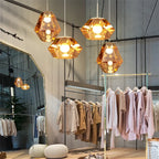 Zandrix faceted pendant light — lifestyle scene 3