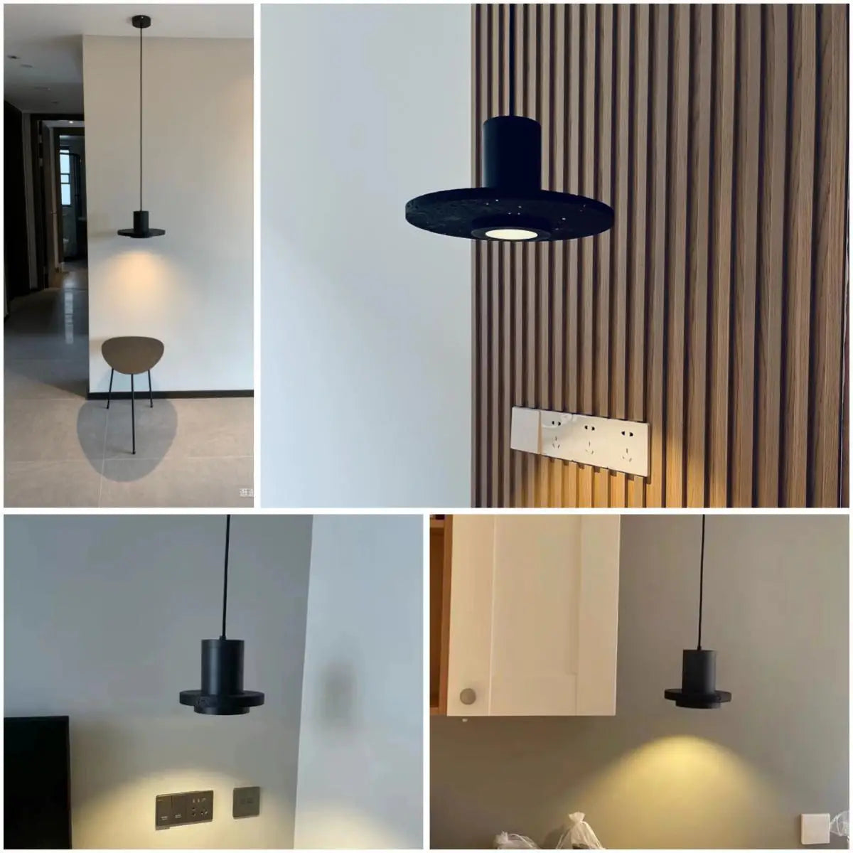 Industrial Concrete Orb Pendant Light Kelvor – Lifestyle View 3