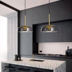 Coloured Glass Dome Pendant Light Arelux – Product Detail 6