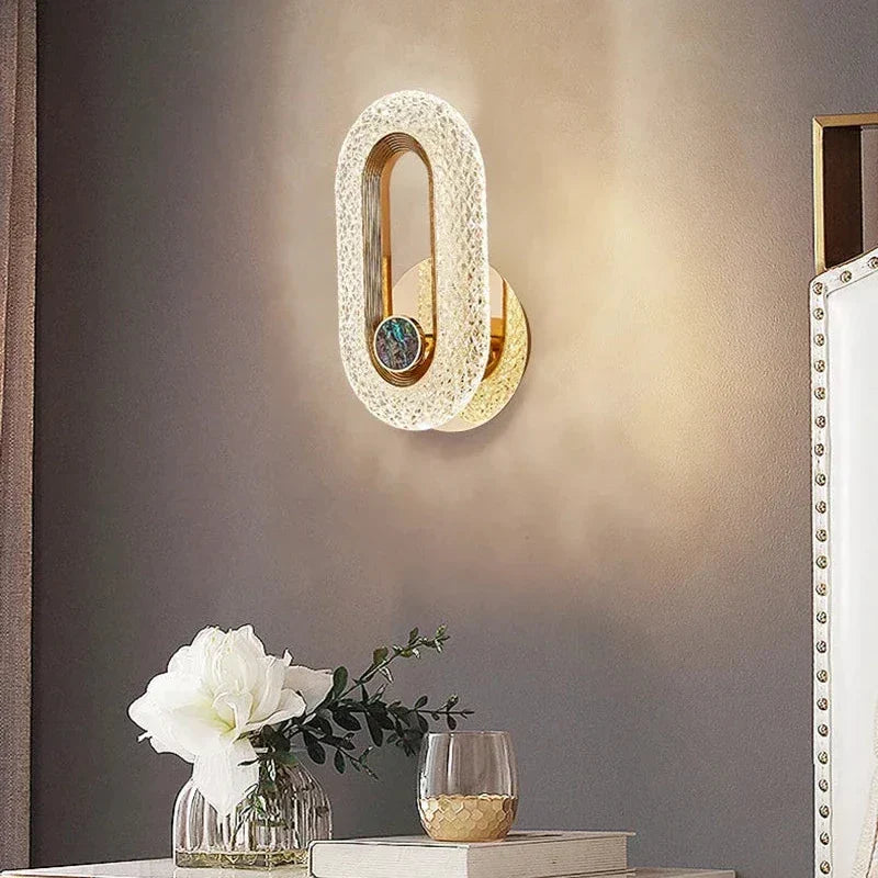 Minimalist Oval LED Wall Sconce Biovara – Hero Shot