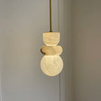 Natural Marble Orb Pendant Light Malvoria – Hero Shot